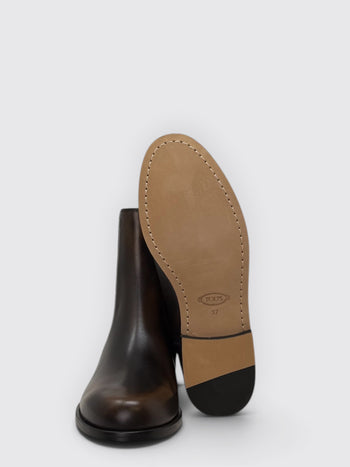 TOD'S-XXW07M0KO20VFQ S600-CUOIO 07M TRONCH.ELAST.GOMMINI MET