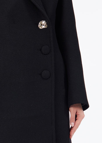 LIU JO COLLECTION-CF6209T3575 22222-ECS CAPPOTTO LUNGO FITTATO