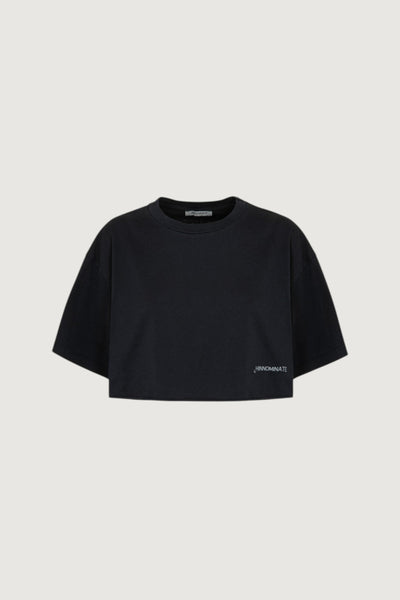 T-shirt crop tinto old