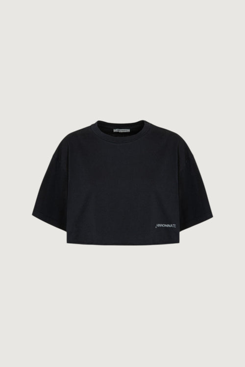 T-shirt crop tinto old