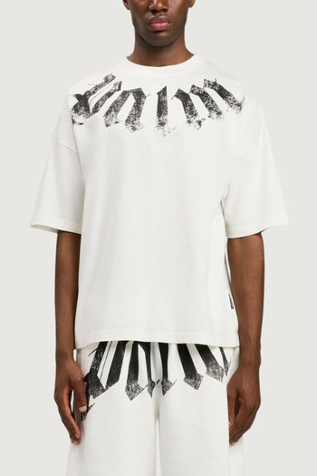 PALM ANGELS-PMAA10DS26JER002 0310-BIG NECK LOGO LOOSE TEE