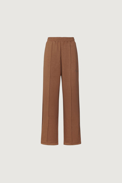 Pantalone in viscosa con nervature davanti