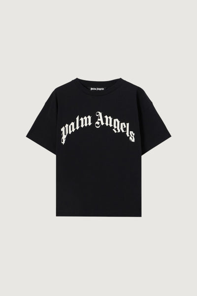 PALM ANGELS-PMAA109S26JER00G 1003-CURVED LOGO REGULAR TEE