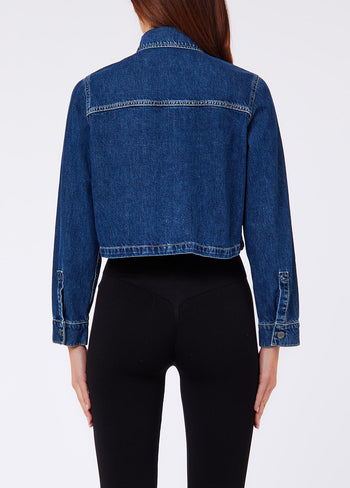 LIU JO BLUE DENIM-UF6138D0380 77331-CAMICIA DAILY