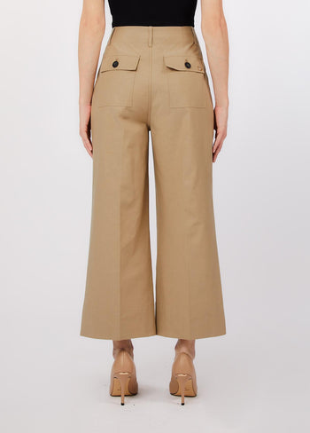 LIU JO WHITE-WA6389T398A 51213-PANT.CHINO CO TENCEL