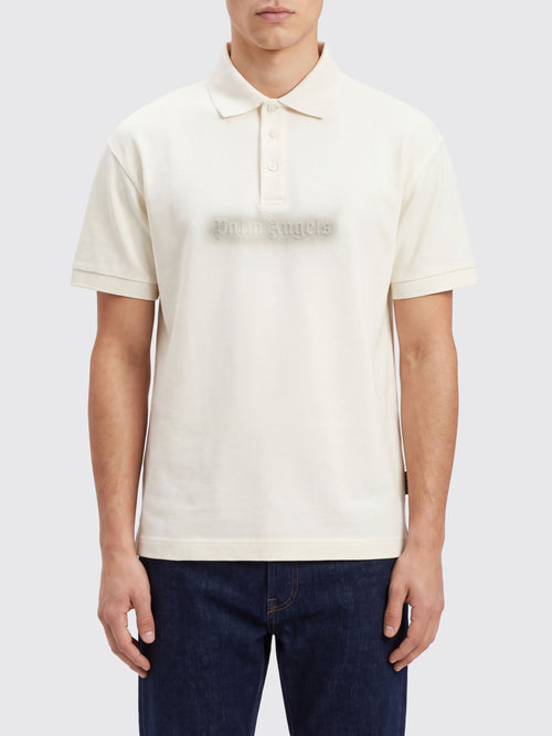 PALM ANGELS-PAMGB002FB002 0311-LOGO SPRAY REGULAR POLO