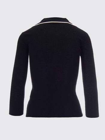 ELISABETTA  FRANCHI-MK17B66E2 685-WOMEN'S KNITTED SWEATER