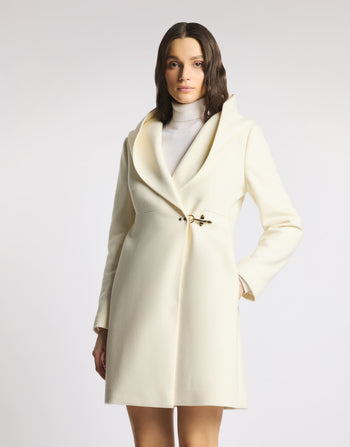 FAY-NAW54533110SGL B008-HOODED COAT FODERATO + GANCIO