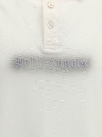 PALM ANGELS-PAMGB002FB002 0311-LOGO SPRAY REGULAR POLO