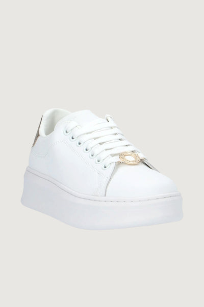 GAELLE-GACAW01607 B01-SNEAKERS CON PASSALACCIO LOGATO