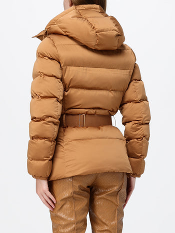 ELISABETTA  FRANCHI-PI92D66E2 AI6-WOMEN'S PADDED JACKET WITH BELT