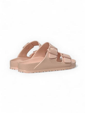 Quattro Stagioni Eva blush pink EVA material double buckle slide sandals